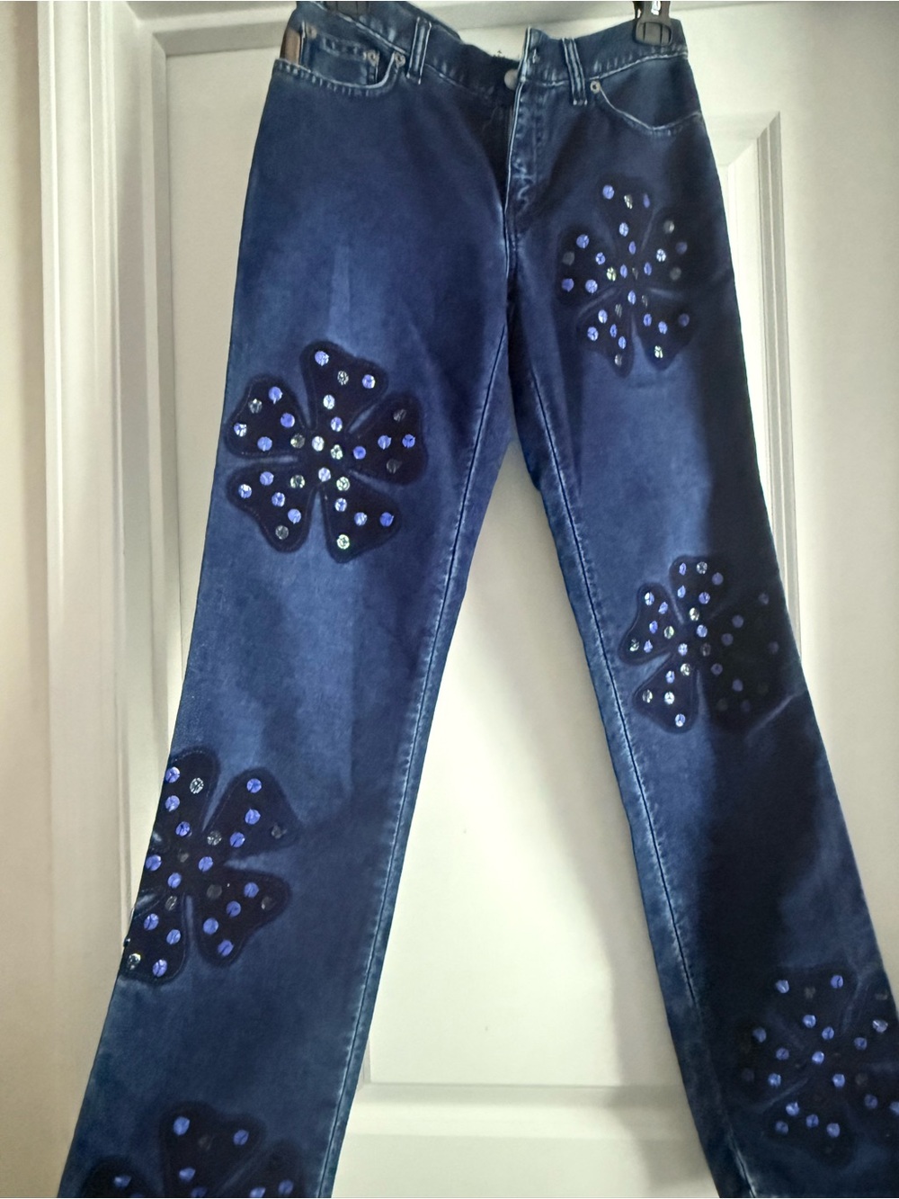 Moschino Jeans Dark Blue Embellished Women’s ***New without tags - Picture 6 of 6